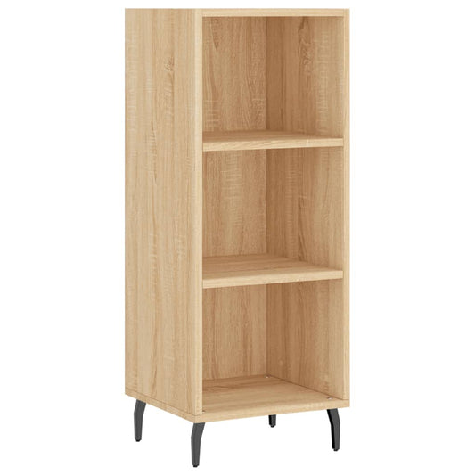 vidaXL Sideboard Sonoma Oak 34,5x32,5x90 cm Engineered Wood