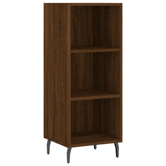 vidaXL Sideboard Brown Oak 34,5x32,5x90 cm Engineered Wood