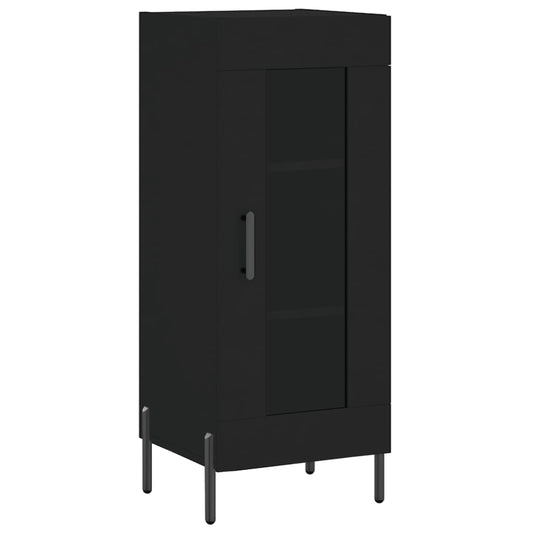 vidaXL Sideboard Black 34.5x34x90 cm Engineered Wood