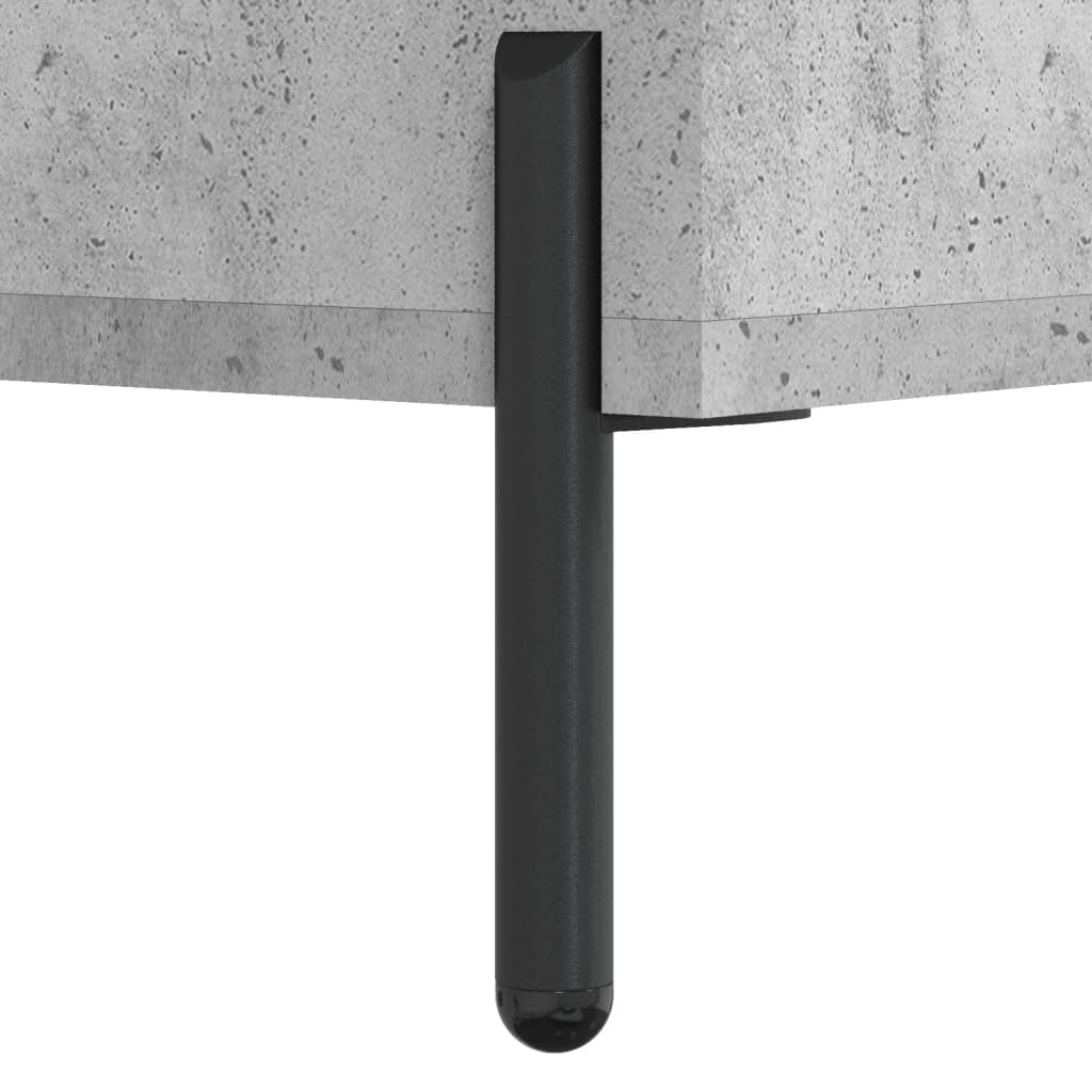 vidaXL Sideboard Concrete Grey 34,5x34x90 cm Engineered Wood