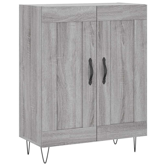 vidaXL Sideboard Grey Sonoma 69.5x34x90 cm Engineered Wood
