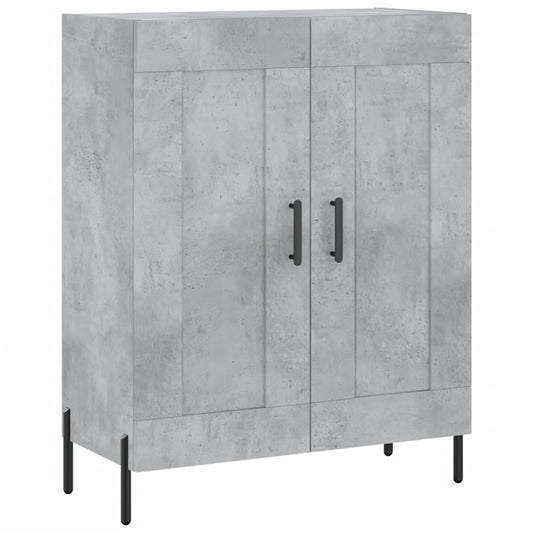 vidaXL Sideboard Concrete Grey 69,5x34x90 cm Engineered Wood