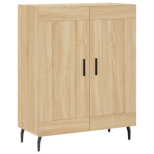 vidaXL Sideboard Sonoma Oak 69,5x34x90 cm Engineered Wood