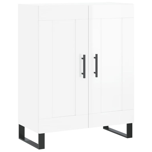 vidaXL Sideboard High Gloss White 69,5x34x90 cm Engineered Wood