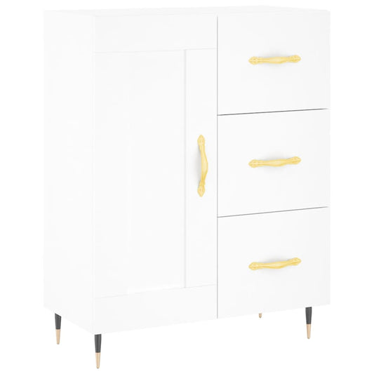 vidaXL Sideboard White 69,5x34x90 cm Engineered Wood