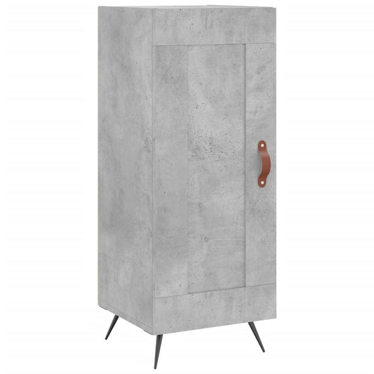 vidaXL Sideboard Concrete Grey 34,5x34x90 cm Engineered Wood