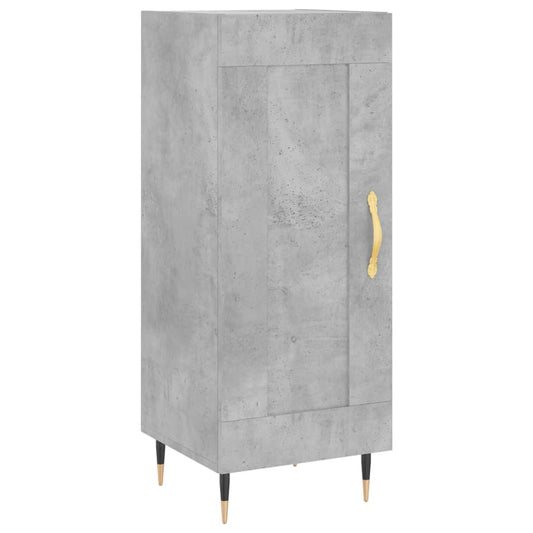 vidaXL Sideboard Concrete Grey 34,5x34x90 cm Engineered Wood