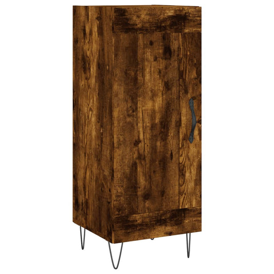 vidaXL Sideboard Smoked Oak 34,5x34x90 cm Engineered Wood