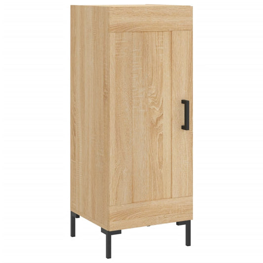 vidaXL Sideboard Sonoma Oak 34.5x34x90 cm Engineered Wood