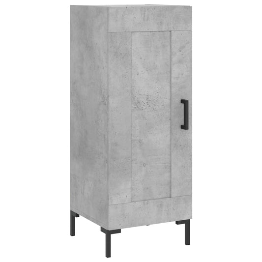 vidaXL Sideboard Concrete Grey 34.5x34x90 cm Engineered Wood
