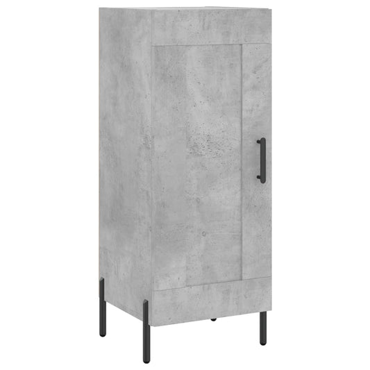vidaXL Sideboard Concrete Grey 34,5x34x90 cm Engineered Wood