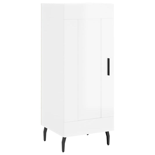 vidaXL Sideboard High Gloss White 34,5x34x90 cm Engineered Wood