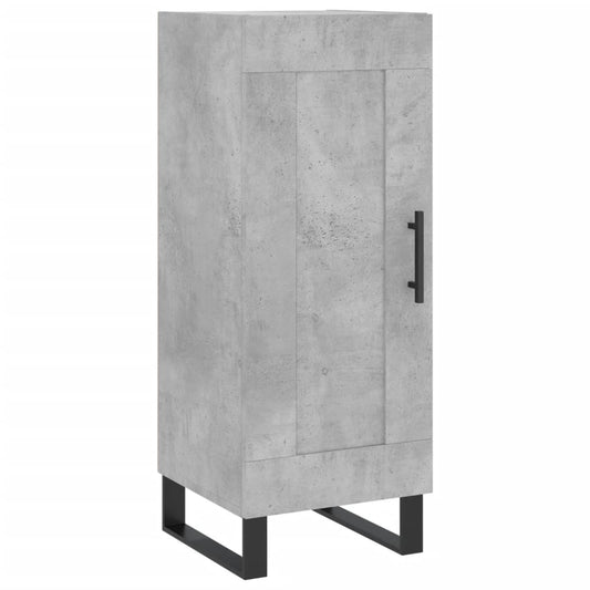 vidaXL Sideboard Concrete Grey 34,5x34x90 cm Engineered Wood