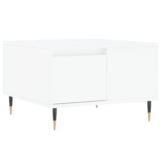 vidaXL Coffee Table White 55x55x36,5 cm Engineered Wood