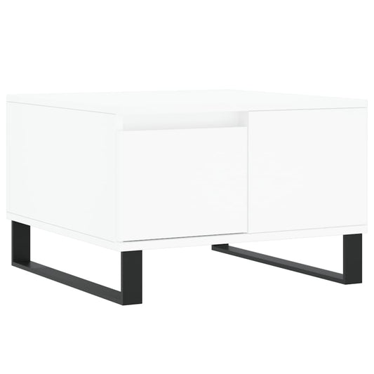 vidaXL Coffee Table White 55x55x36,5 cm Engineered Wood