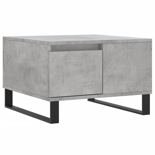 vidaXL Coffee Table Concrete Grey 55x55x36,5 cm Engineered Wood
