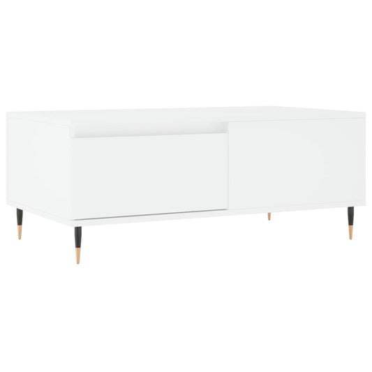 vidaXL Coffee Table White 90x50x36,5 cm Engineered Wood