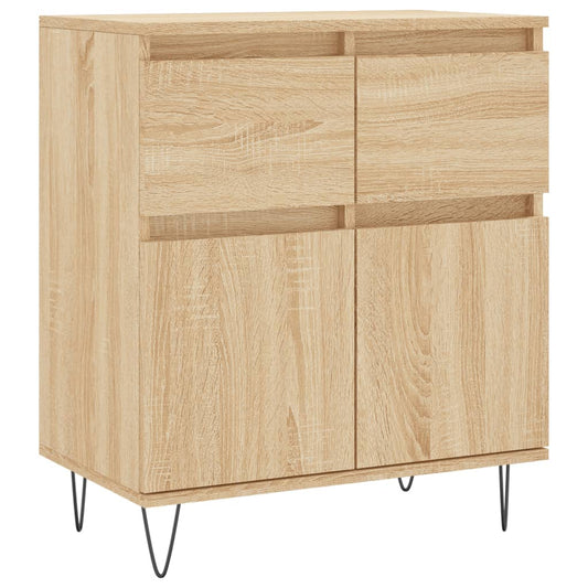 vidaXL Sideboard Sonoma Oak 60x35x70 cm Engineered Wood