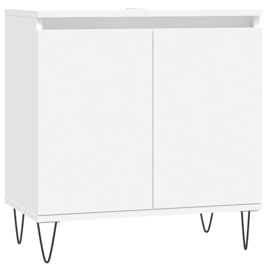 vidaXL Bathroom Cabinet White 58x33x60 cm Engineered Wood