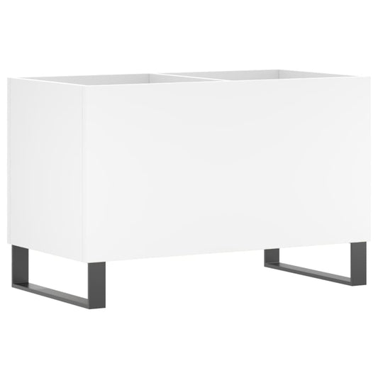 vidaXL Record Cabinet White 74,5x38x48 cm Engineered Wood