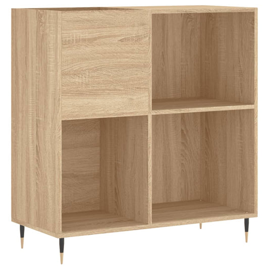 vidaXL Record Cabinet Sonoma Oak 84,5x38x89 cm Engineered Wood
