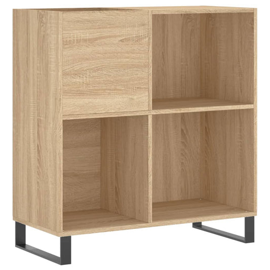 vidaXL Record Cabinet Sonoma Oak 84,5x38x89 cm Engineered Wood