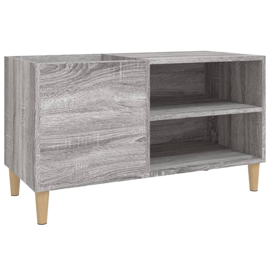 vidaXL Record Cabinet Grey Sonoma 84,5x38x48 cm Engineered Wood