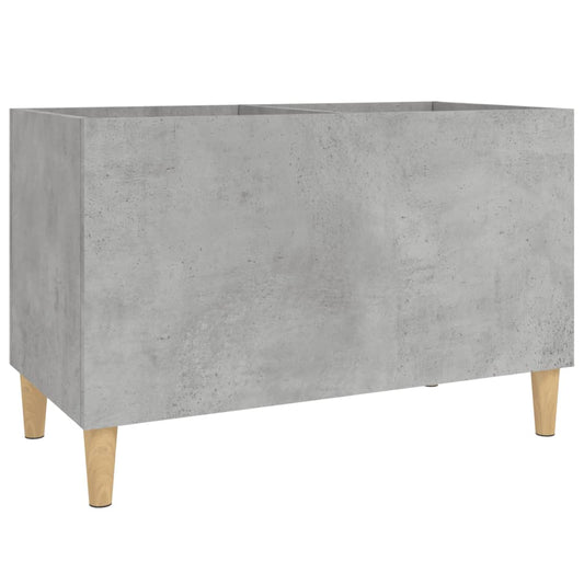 vidaXL Record Cabinet Concrete Grey 74,5x38x48 cm Engineered Wood