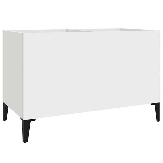 vidaXL Record Cabinet White 74,5x38x48 cm Engineered Wood