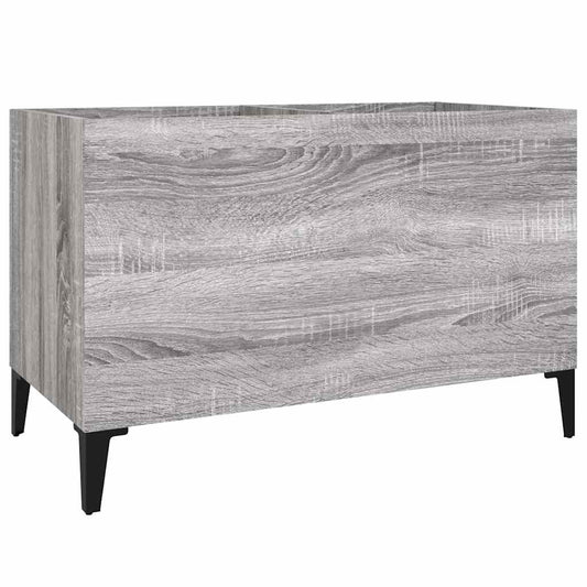 vidaXL Record Cabinet Grey Sonoma 74,5x38x48 cm Engineered Wood