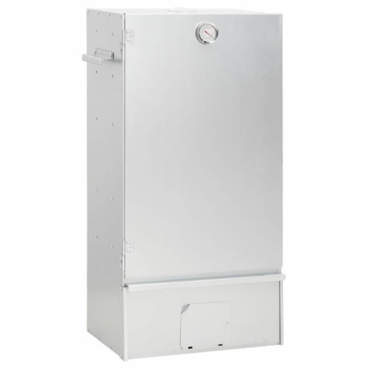 vidaXL BBQ Oven Smoker with Wood Chips 44,5x29x83 cm Galvanised Steel