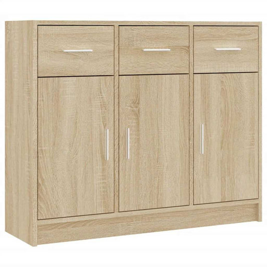 vidaXL Sideboard | Sonoma oak | Engineered wood | Medium | Sideboard