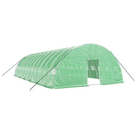 vidaXL Greenhouse with Steel Frame Green 72 m² 12x6x2,85 m