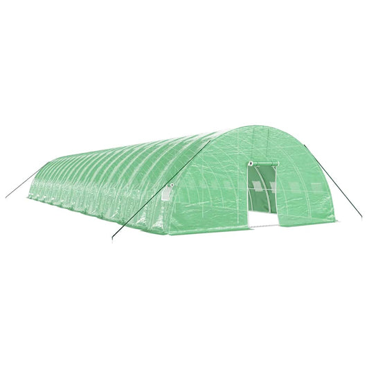 vidaXL Greenhouse with Steel Frame Green 120 m² 20x6x2,85 m