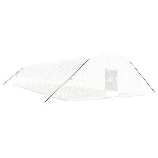 vidaXL Greenhouse with Steel Frame White 108 m² 18x6x2,85 m