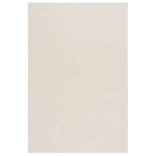 vidaXL Shaggy Rug Cream White 240x340 cm Polyester