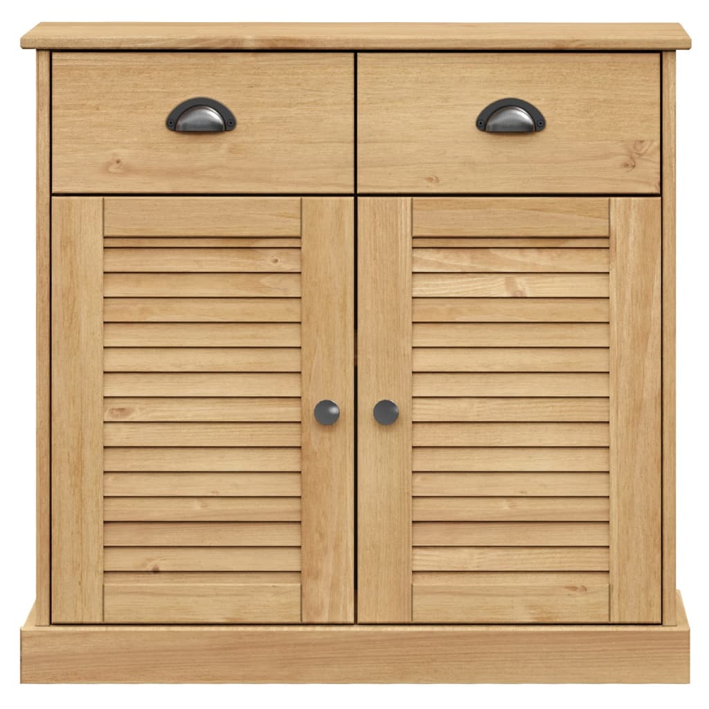 vidaXL Highboard "VIGO" 78x40x175 cm Solid Wood Pine