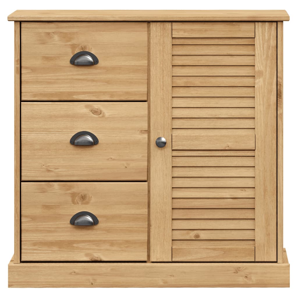 vidaXL Highboard "VIGO" 78x40x175 cm Solid Wood Pine