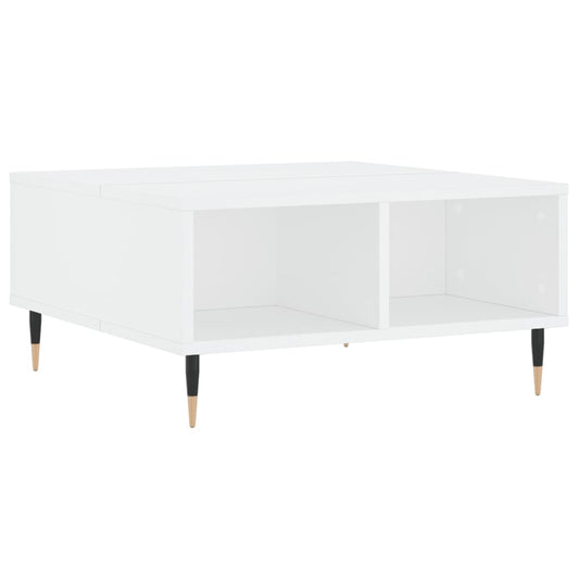 vidaXL Coffee Table White 60x60x30 cm Engineered Wood