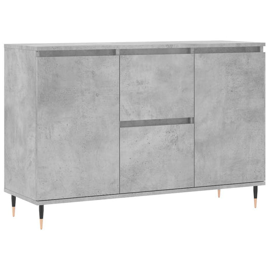 vidaXL Sideboard Concrete Grey 101,5x35x70 cm Engineered Wood