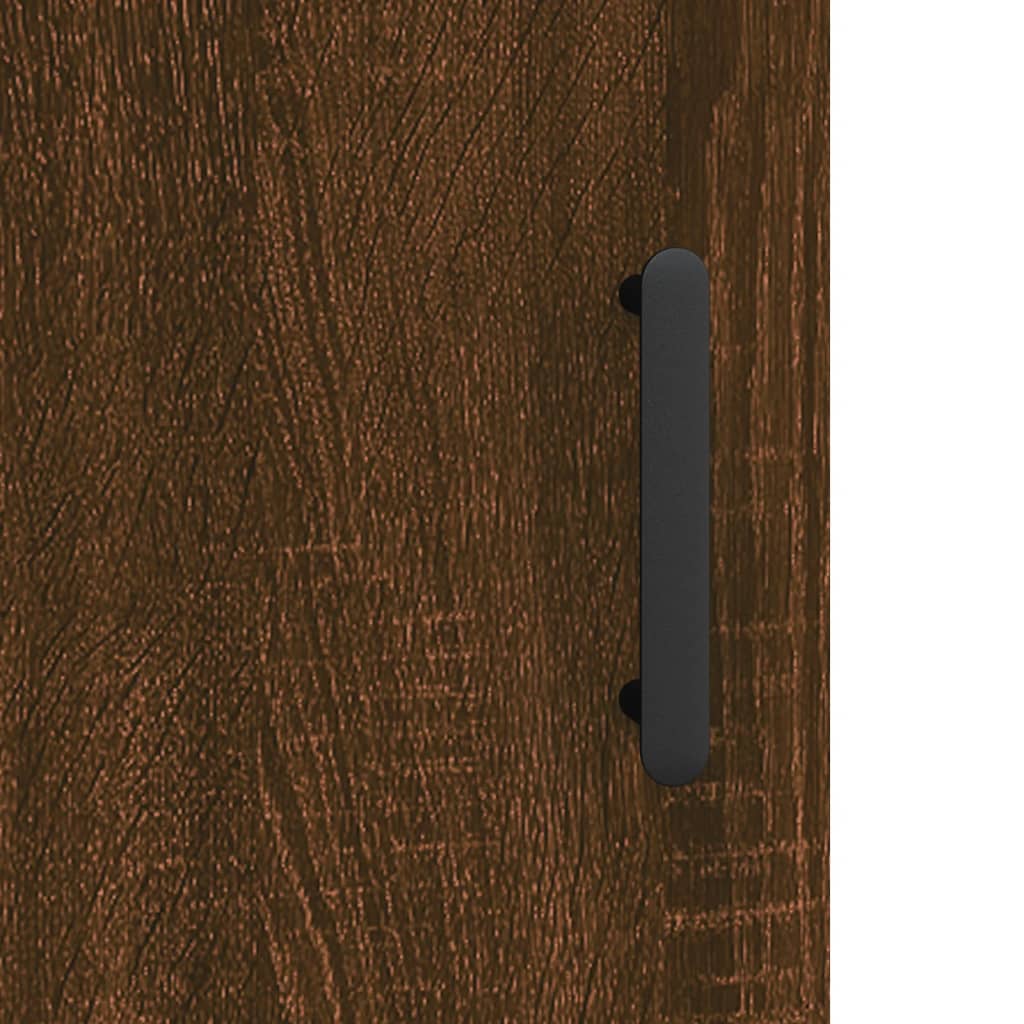 vidaXL Bedside Cabinets 2 pcs Brown Oak 40x40x50 cm Engineered Wood