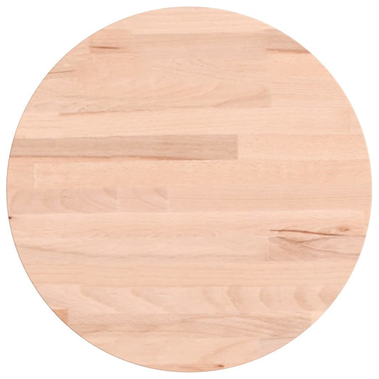 vidaXL Table Top Ø30x1.5 cm Round Solid Wood Beech