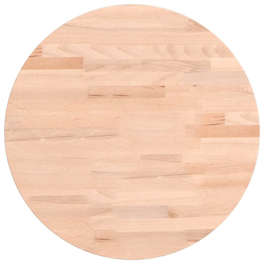 vidaXL Table Top Ø40x1.5 cm Round Solid Wood Beech