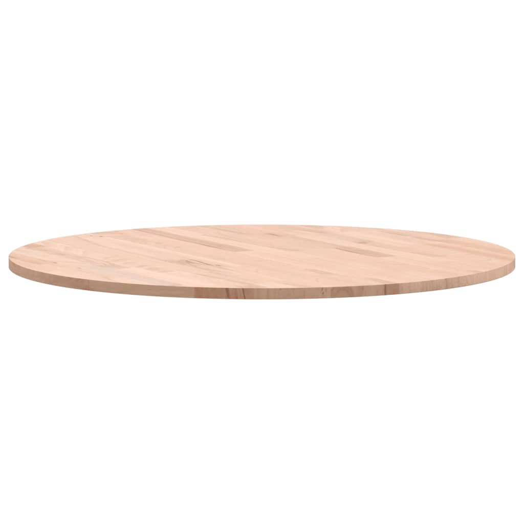 vidaXL Table Top Ø70x1,5 cm Round Solid Wood Beech