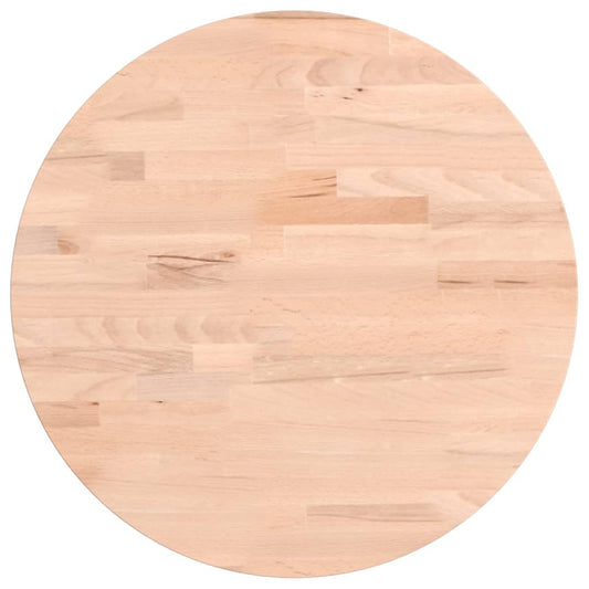 vidaXL Table Top Ø40x2,5 cm Round Solid Wood Beech