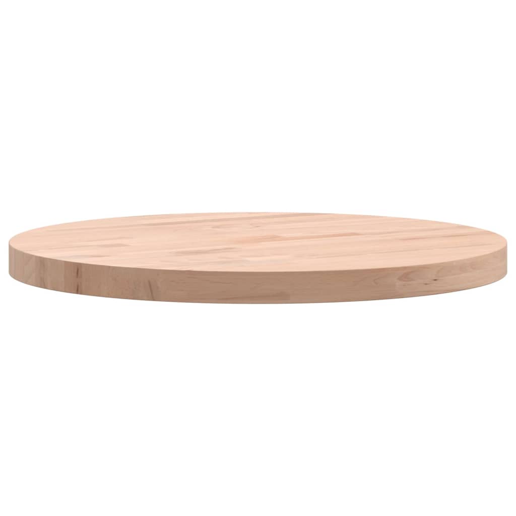 vidaXL Table Top Ø40x2.5 cm Round Solid Wood Beech