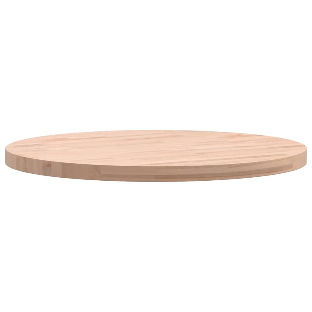 vidaXL Table Top Ø50x2,5 cm Round Solid Wood Beech