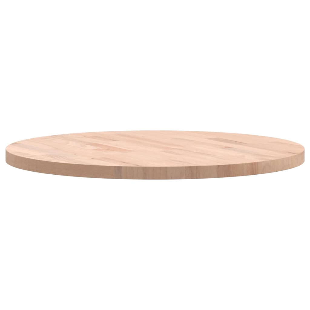 vidaXL Table Top Ø60x2,5 cm Round Solid Wood Beech