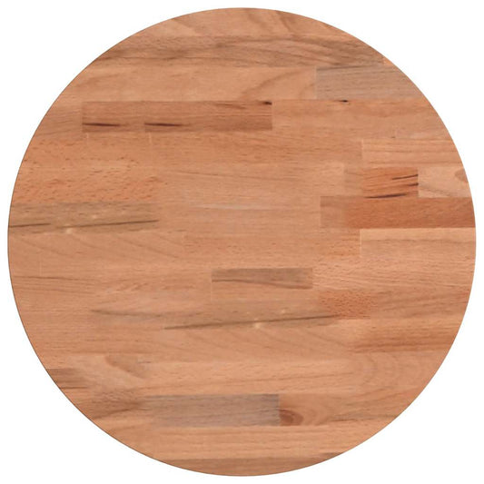 vidaXL Table Top Ø30x1,5 cm Round Solid Wood Beech
