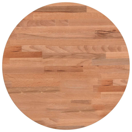 vidaXL Table Top Ø40x1,5 cm Round Solid Wood Beech